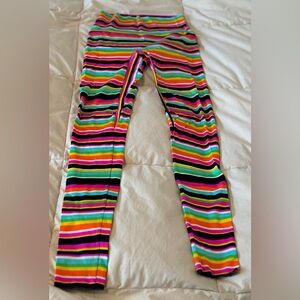 K-Deer Multi-Striped Leggings Size SM